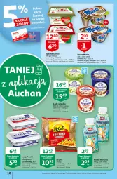 Gazetka promocyjna Auchan - Hiperoszczędzanie z aplikacją Auchan Hipermarkety - Gazetka - ważna od 29.09 do 29.09.2021 - strona 10 - produkty: Ser, Koc, Optima Cardio, Lody, Optima, Napój mleczny, Lurpak, Deser, Frytki, Napój, Monte