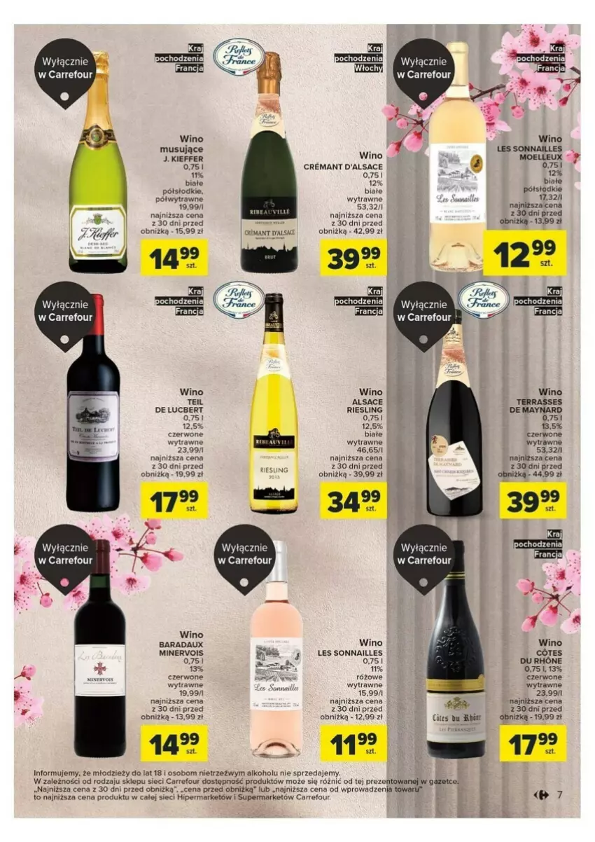 Gazetka promocyjna Carrefour - ważna 02.04 do 13.04.2024 - strona 10 - produkty: Mus, Wino, Wino musujące