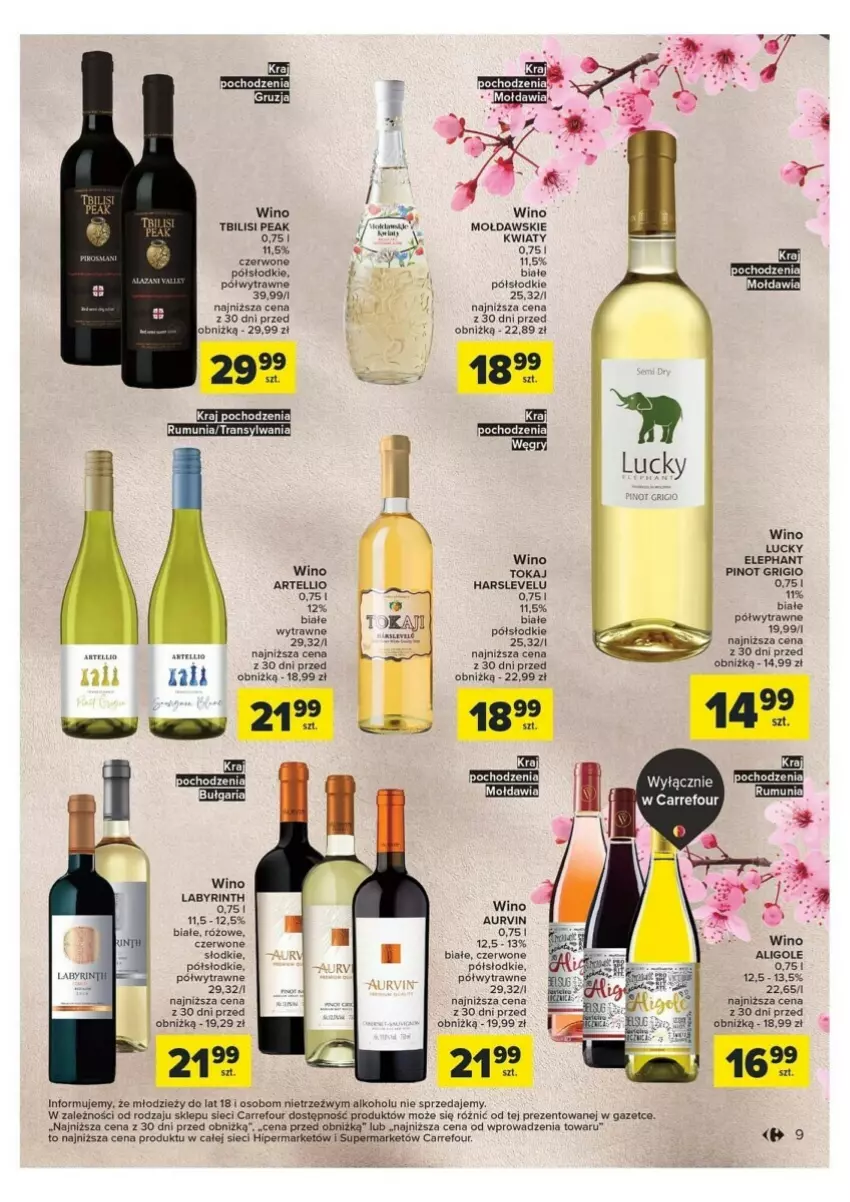 Gazetka promocyjna Carrefour - ważna 02.04 do 13.04.2024 - strona 12 - produkty: Ligol, Pinot Grigio, Rum, Tran, Wino