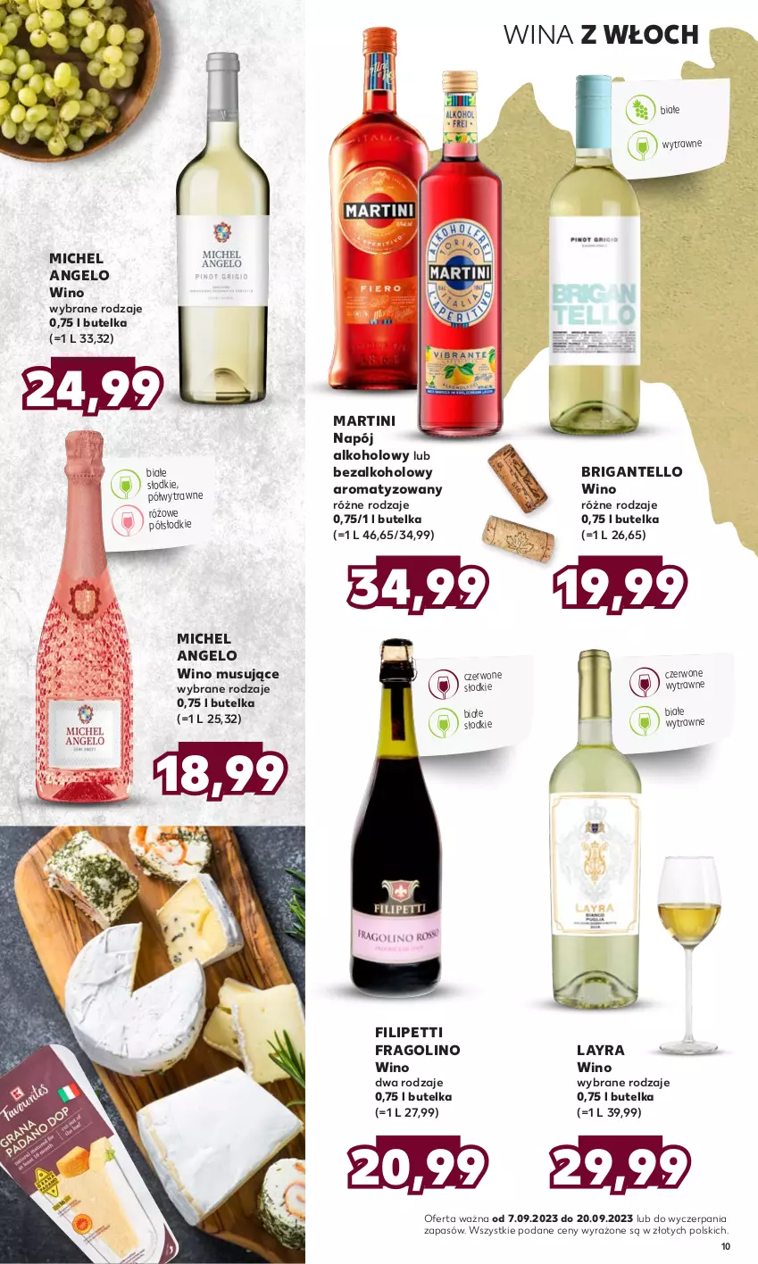 Gazetka promocyjna Kaufland - Barek Kauflandu - ważna 07.09 do 20.09.2023 - strona 10 - produkty: Martini, Mus, Napój, Wino, Wino musujące