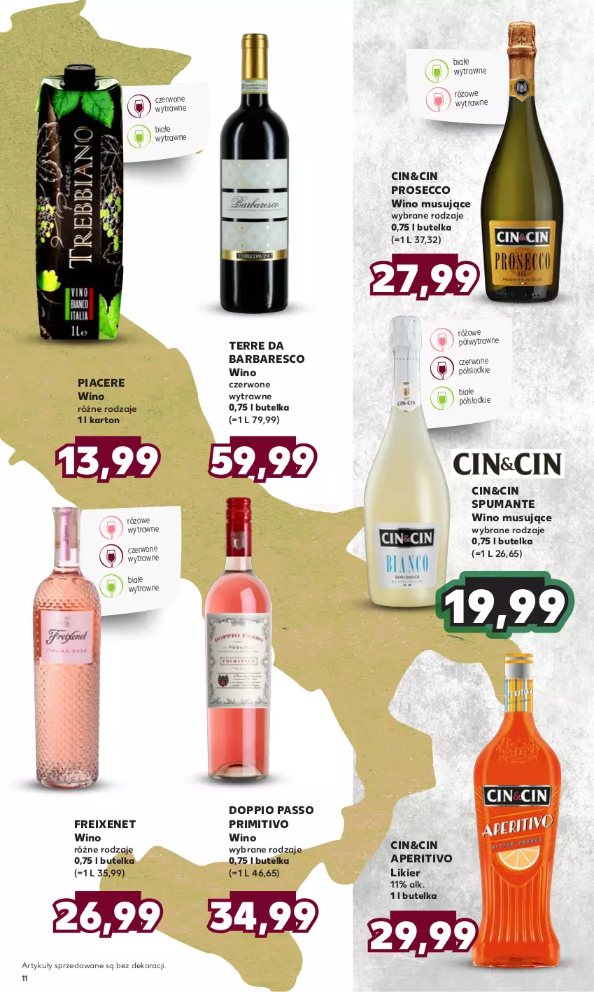 Gazetka promocyjna Kaufland - Barek Kauflandu - ważna 07.09 do 20.09.2023 - strona 11 - produkty: Acer, Likier, Mus, Prosecco, Puma, Wino, Wino musujące