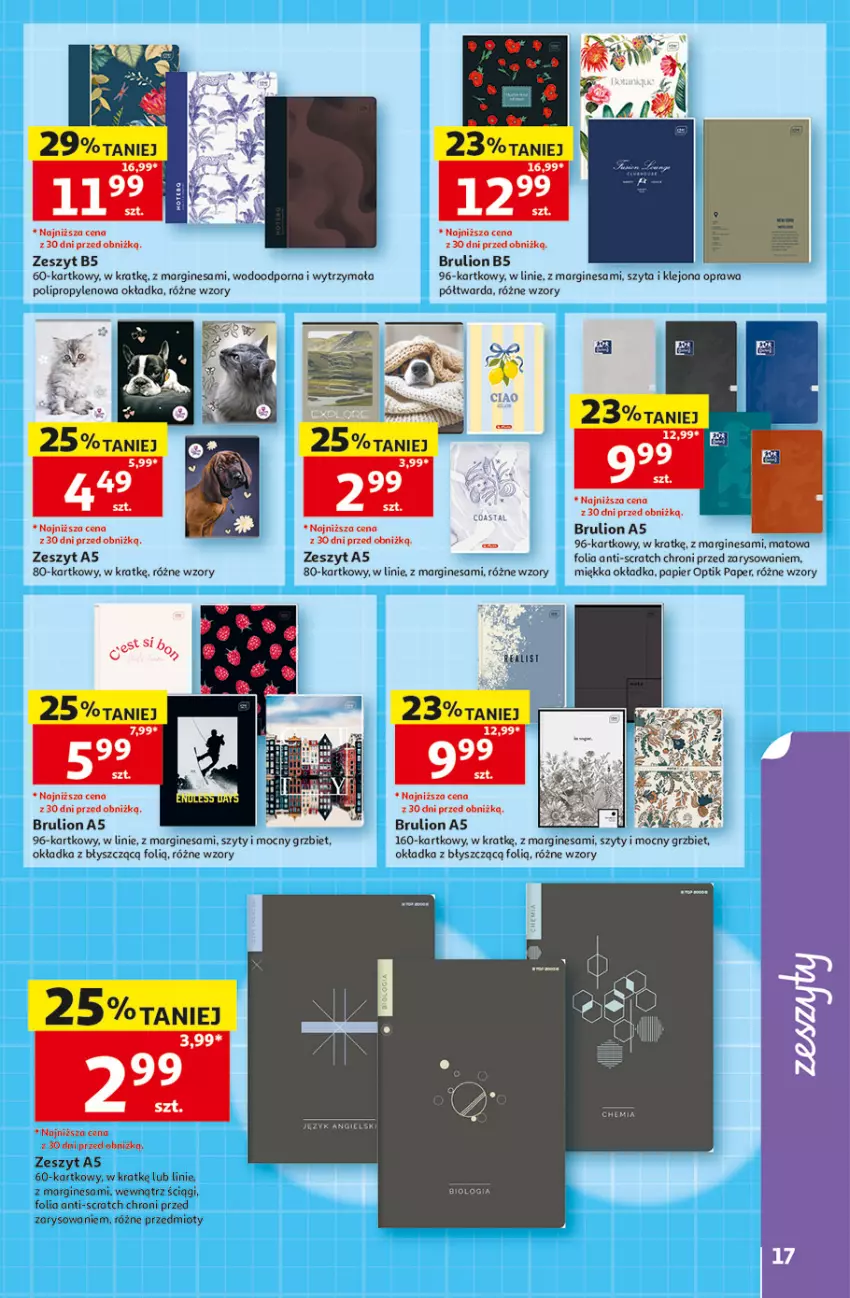 Gazetka promocyjna Auchan - Szkoła Hipermarket - ważna 13.08 do 26.08.2026 - strona 17 - produkty: Gin, Klej, Lion, Papier, Por