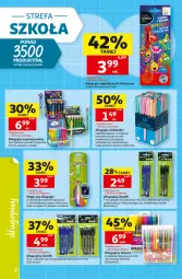 Gazetka promocyjna Auchan - Szkoła Hipermarket - Gazetka - ważna od 26.08 do 26.08.2026 - strona 2 - produkty: Por, Długopis, Tusz, Olej, Fa