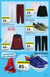 Gazetka promocyjna Auchan - Szkoła Hipermarket - Gazetka - ważna od 26.08 do 26.08.2026 - strona 41 - produkty: Por, Dres, Sport, Obuwie, Dzieci, Spodnie, Bluza, Spodnie dresowe