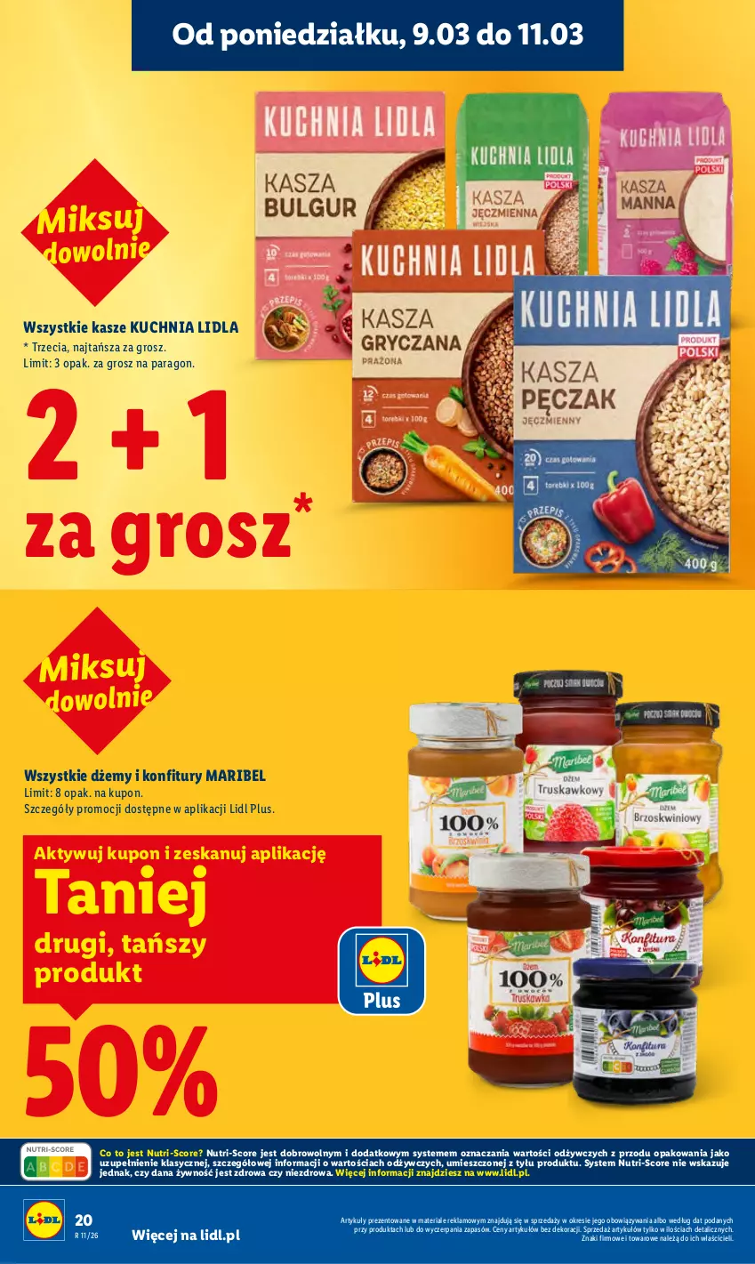 Gazetka promocyjna Lidl - Oferta ważna od 9.03 do 11.03 - ważna 09.03 do 11.03.2026 - strona 20 - produkty: Dżem, Kuchnia