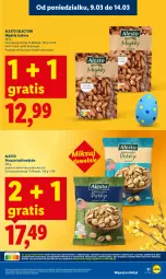 Gazetka promocyjna Lidl - Oferta ważna od 9.03 do 11.03 - Gazetka - ważna od 11.03 do 11.03.2026 - strona 21 - produkty: Pistacje, Migdały łuskane, Gra, Migdały