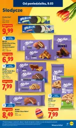 Gazetka promocyjna Lidl - Oferta ważna od 9.03 do 11.03 - Gazetka - ważna od 11.03 do 11.03.2026 - strona 47 - produkty: Ciastka, Sati, Oreo, Brownie, Milka