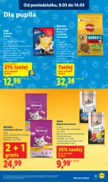 Gazetka promocyjna Lidl - Oferta ważna od 9.03 do 11.03 - Gazetka - ważna od 11.03 do 11.03.2026 - strona 63 - produkty: Kurczak, Mokra karma, Warzywa, Gin, Gra, Whiskas, Sheba, Felix, Przysmak dla kota, Pedigree, Sucha karma