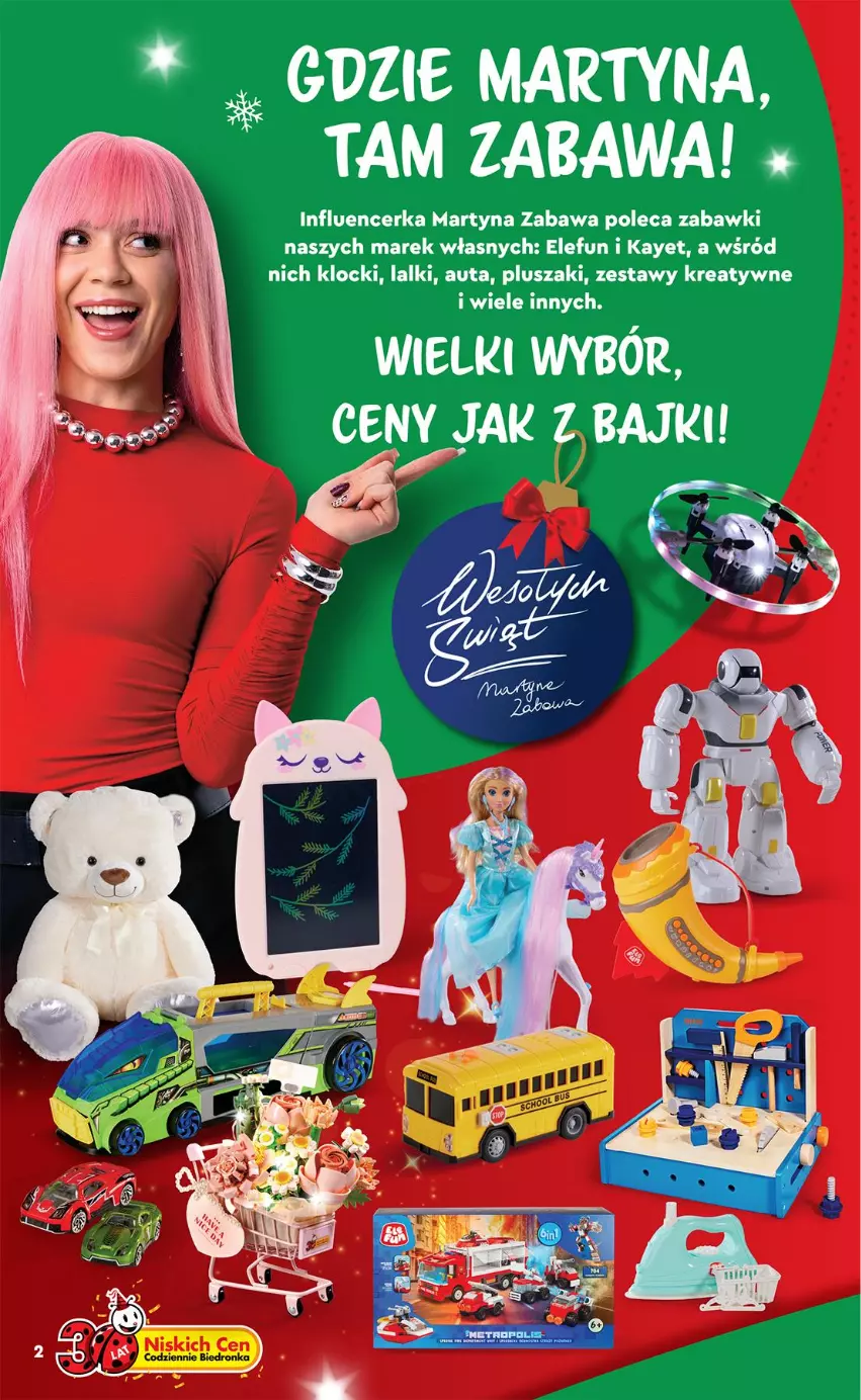 Gazetka promocyjna Biedronka - Okazje Tygodnia - ważna 10.11 do 22.11.2025 - strona 2 - produkty: Klocki, Pluszak