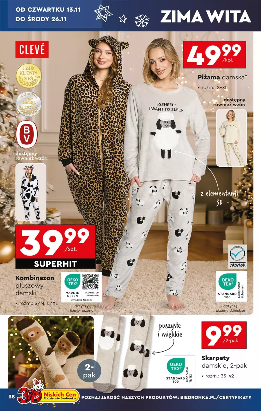 Gazetka promocyjna Biedronka - Okazje Tygodnia - ważna 10.11 do 22.11.2025 - strona 42 - produkty: Karp, Kombinezon