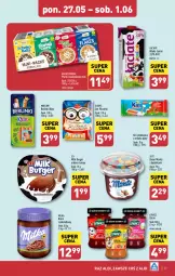 Gazetka promocyjna Aldi - Pełna oferta - Gazetka - ważna od 01.06 do 01.06.2024 - strona 17 - produkty: Ser, Zott, Dżem, Burger, Morliny, Danio, Deser, Kakao, Berlinki, Milka, Monte, Mleko