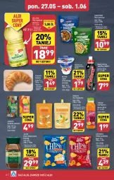 Gazetka promocyjna Aldi - Pełna oferta - Gazetka - ważna od 01.06 do 01.06.2024 - strona 20 - produkty: Kawa rozpuszczalna, Sok, Mus, Bell, Jogurt, Chipsy, Kawa, Croissant, Twix, Mars, Tymbark, Napój mleczny, Olej rzepakowy, Bella, Jacobs, Napój, Olej, Herbapol