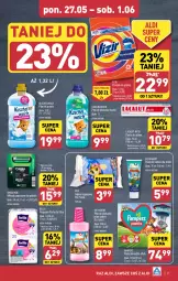 Gazetka promocyjna Aldi - Pełna oferta - Gazetka - ważna od 01.06 do 01.06.2024 - strona 21 - produkty: Płyn do prania, Płyn do płukania jamy ustnej, Pampers, Bell, Majtki, Proszek do prania, Pasta do zębów, Perfecta, Lacalut, Vizir, Płyn do płukania, Podpaski, Dzieci, Bella, Pieluchomajtki, Psi Patrol