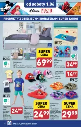 Gazetka promocyjna Aldi - Pełna oferta - Gazetka - ważna od 01.06 do 01.06.2024 - strona 32 - produkty: Klapki, Pościel, Sandał, Czapka, Poszewka, Tera, Disney, Wełna, Ręcznik, Dzieci, Piżama, HP