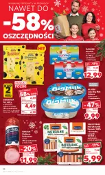 Gazetka promocyjna Kaufland - Gazetka tygodnia - Gazetka - ważna od 06.12 do 06.12.2023 - strona 38 - produkty: Kurczak, Krakus, Ser, Danone, Kiełbasa krakowska, Parówki, Big Milk, Actimel, Lody, Tarczyński, Algida, Kiełbasa, LG