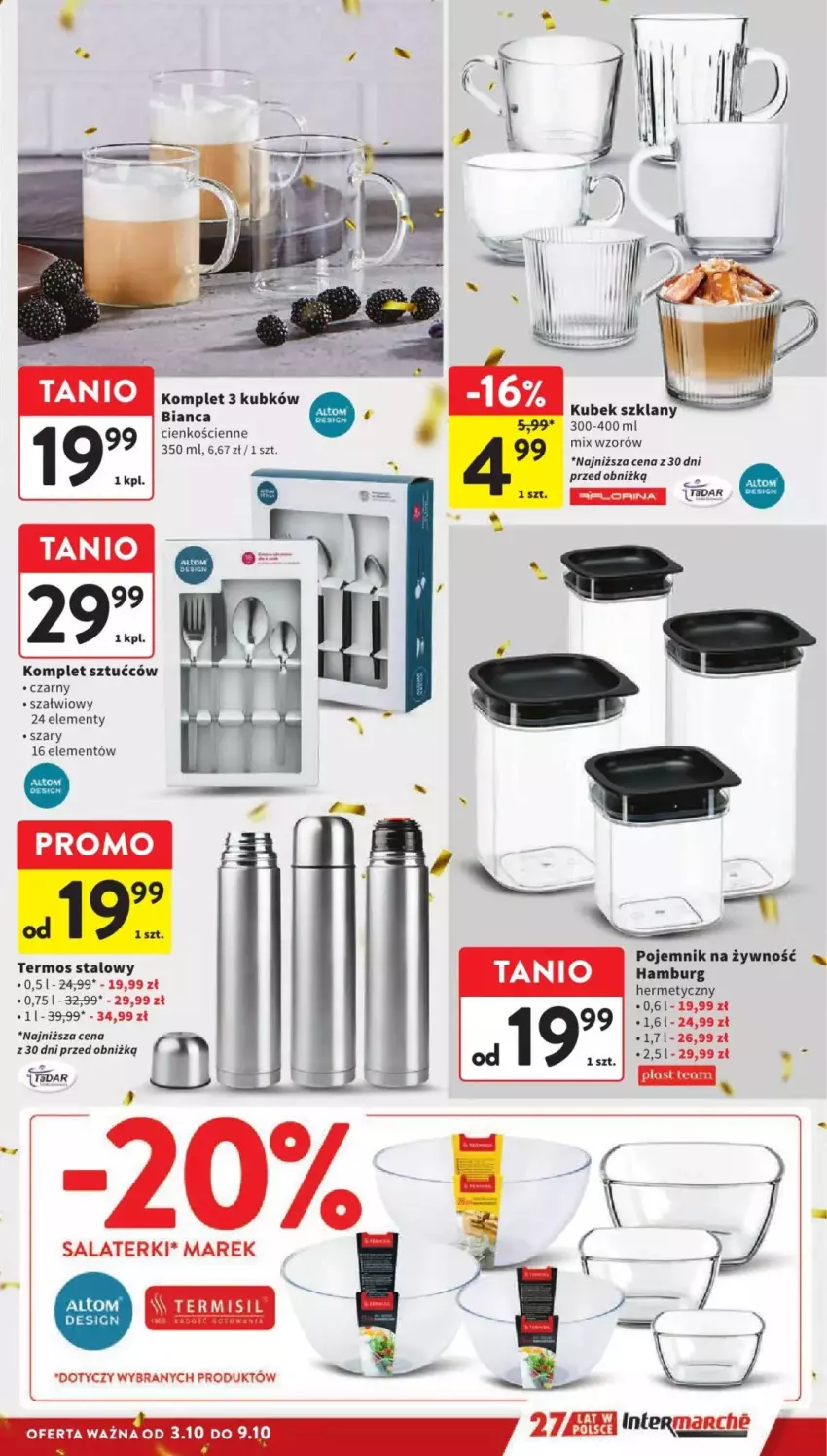 Gazetka promocyjna Intermarche - ważna 03.10 do 09.10.2024 - strona 10 - produkty: Kubek, Pojemnik, Termos