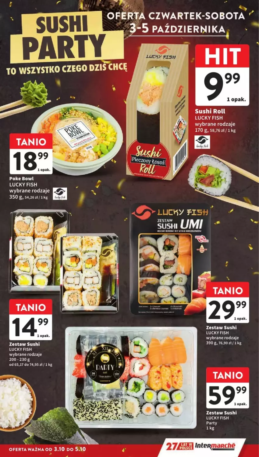 Gazetka promocyjna Intermarche - ważna 03.10 do 09.10.2024 - strona 18 - produkty: Fa, Sushi