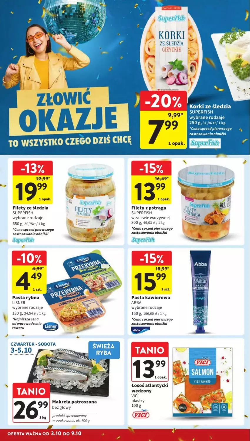 Gazetka promocyjna Intermarche - ważna 03.10 do 09.10.2024 - strona 27 - produkty: Fa, Kawior, Lisner, Pstrąg, Ryba