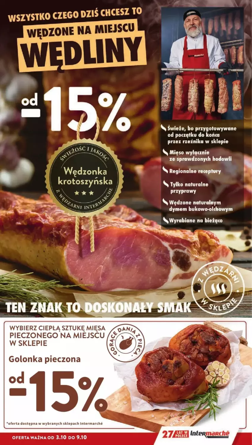 Gazetka promocyjna Intermarche - ważna 03.10 do 09.10.2024 - strona 3 - produkty: Golonka pieczona, Mięso, Piec, Przyprawy