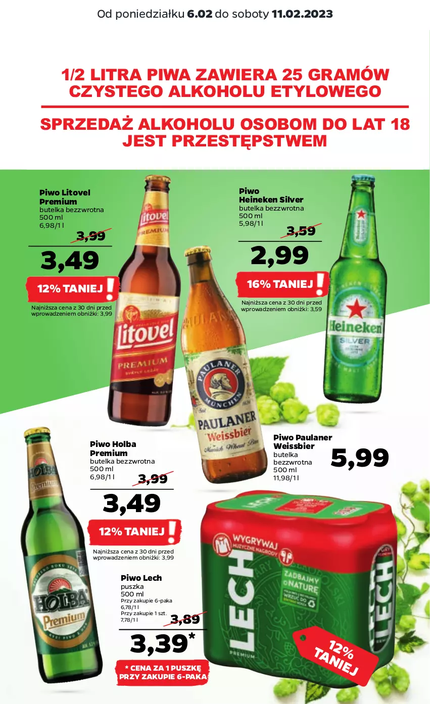 Gazetka promocyjna Netto - Artykuły spożywcze - ważna 06.02 do 11.02.2023 - strona 19 - produkty: Gra, Heineken, Piwa, Piwo