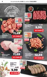 Gazetka promocyjna Netto - Artykuły spożywcze - Gazetka - ważna od 11.02 do 11.02.2023 - strona 8 - produkty: Kurczak, Mięso mielone, Golonka z indyka, Kiełbasa biała, Mięso na gulasz, Kiełbasa, Mięso