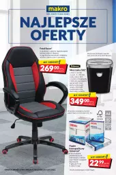 Gazetka promocyjna Makro - [Oferta promocyjna] Artykuły spożywcze i przemysłowe - Gazetka - ważna od 04.09 do 04.09.2022 - strona 28 - produkty: Top, Sok, Ser, Gra, Acer, Papier, Kosz, Niszczarka, Biuro, Siedzisko, Fotel, Olej, Fa