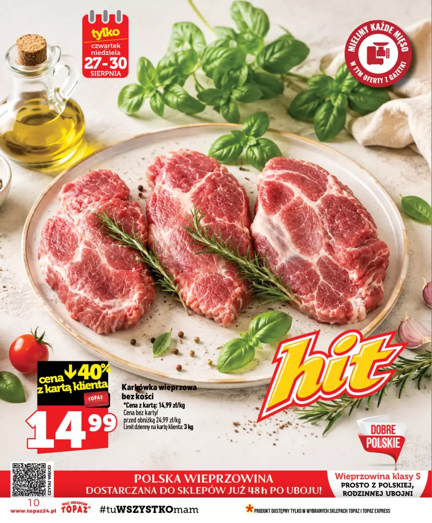 Gazetka promocyjna Topaz - Gazetka - ważna 27.08 do 02.09.2026 - strona 10 - produkty: Top