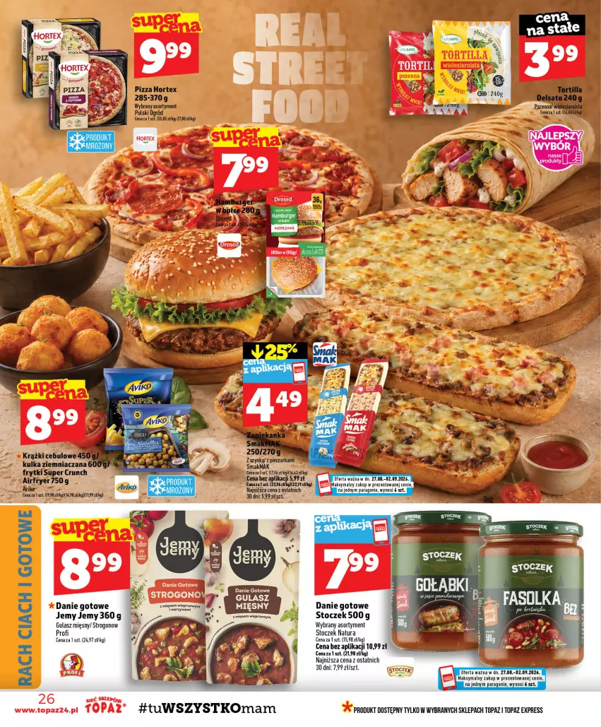 Gazetka promocyjna Topaz - Gazetka - ważna 27.08 do 02.09.2026 - strona 26 - produkty: Danie gotowe, Fa, Top