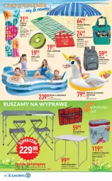 Gazetka promocyjna E Leclerc - Gazetka - ważna od 17.06 do 17.06.2023 - strona 8 - produkty: Koc, Stolik, Stół, Parasol, Lodówka, Materac, Tera, Zabawka, Plecak, Torba, Jednorożec, Fa
