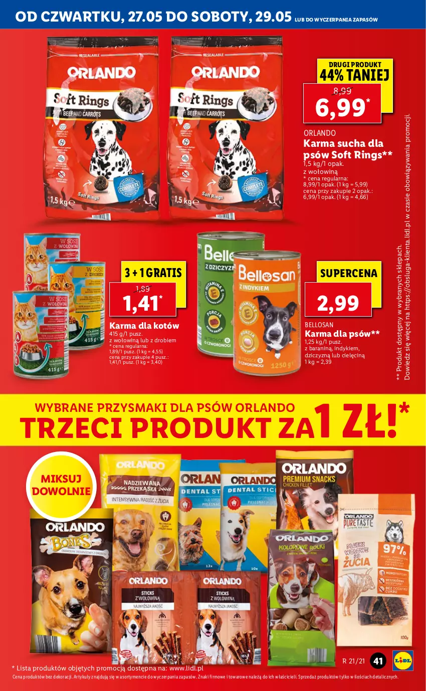 Gazetka promocyjna Lidl - GAZETKA - ważna 27.05 do 29.05.2021 - strona 41 - produkty: Bell, Gra, Przysmaki