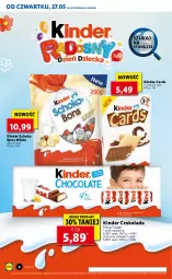 Gazetka promocyjna Lidl - GAZETKA - Gazetka - ważna od 29.05 do 29.05.2021 - strona 4 - produkty: Czekolada, Kinder
