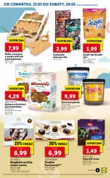 Gazetka promocyjna Lidl - GAZETKA - Gazetka - ważna od 29.05 do 29.05.2021 - strona 9 - produkty: Makaron, Ser, Por, Praliny, Jeżyki, Bounty, Twix, Snickers, Laur, Czekolada mleczna, Grześki, Czekolada, Mars, Galaretki, Owoce morza, Dzieci, Owoce, Gala, LG, Fa