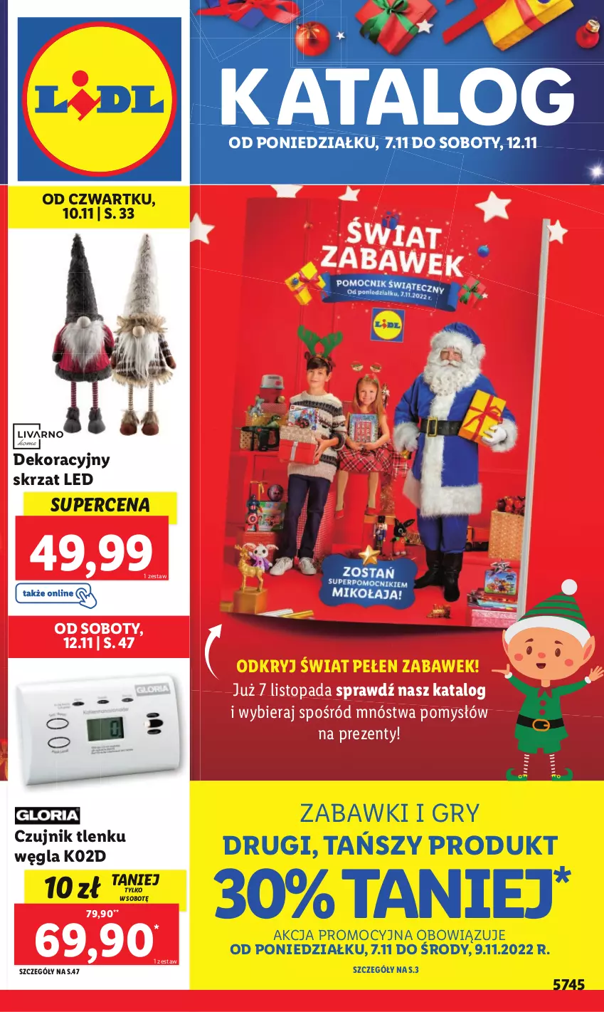 Gazetka promocyjna Lidl - GAZETKA - ważna 07.11 do 12.11.2022 - strona 1 - produkty: Gry, Skrzat, Top