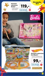 Gazetka promocyjna Lidl - GAZETKA - Gazetka - ważna od 12.11 do 12.11.2022 - strona 31 - produkty: Pojazd, Barbie, Obuwie, Pudełko, Hot Wheels, Kalendarz, Kalendarz adwentowy