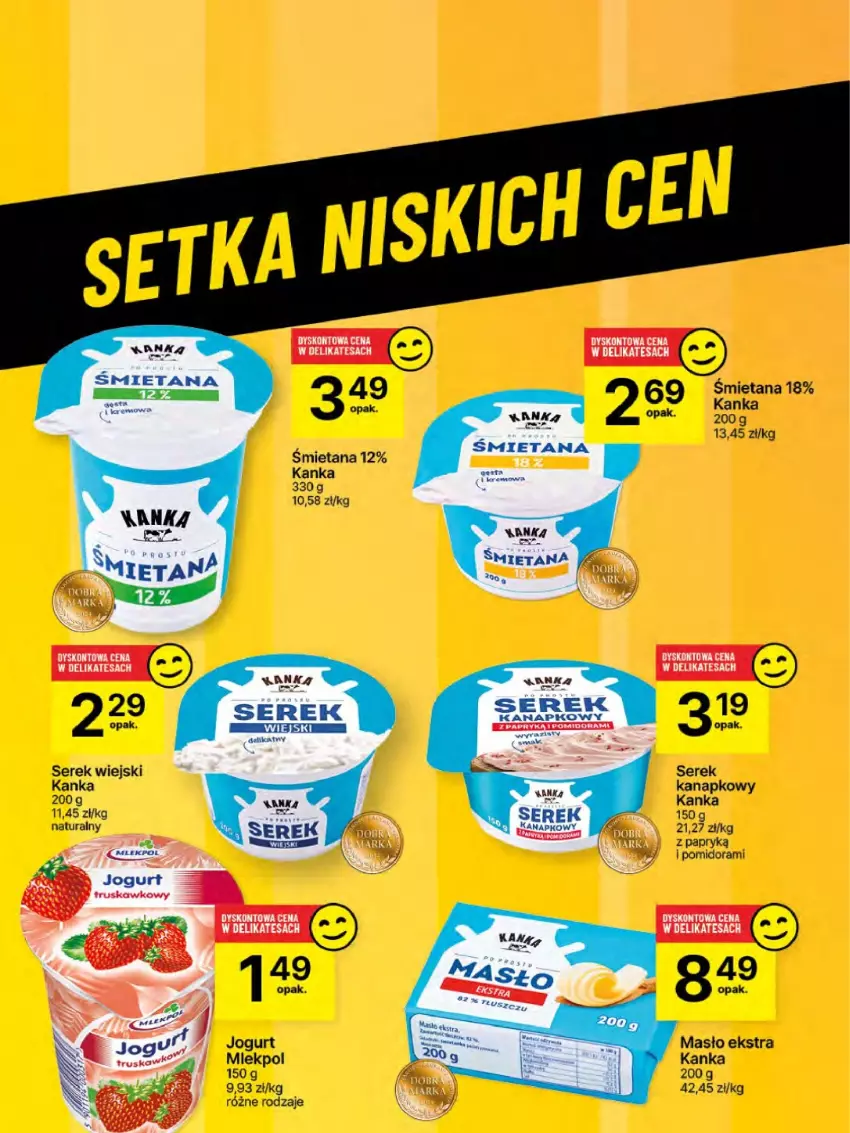 Gazetka promocyjna Delikatesy Centrum - NOWA GAZETKA Delikatesy Centrum od 9 stycznia! 9-15.01.2025 - ważna 09.01 do 15.01.2025 - strona 44 - produkty: Jogurt, Masło, Ser, Serek, Serek wiejski