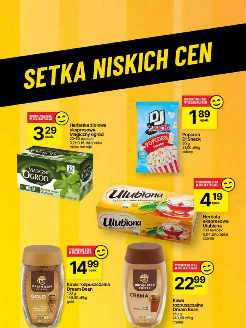 Gazetka promocyjna Delikatesy Centrum - NOWA GAZETKA Delikatesy Centrum od 9 stycznia! 9-15.01.2025 - ważna 09.01 do 15.01.2025 - strona 54 - produkty: Herbata, Kawa, Kawa rozpuszczalna, Ogród, Popcorn, Torebka