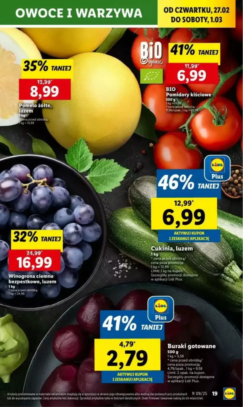 Gazetka promocyjna Lidl - ważna 27.02 do 05.03.2025 - strona 16 - produkty: Fa, Owoce, Warzywa