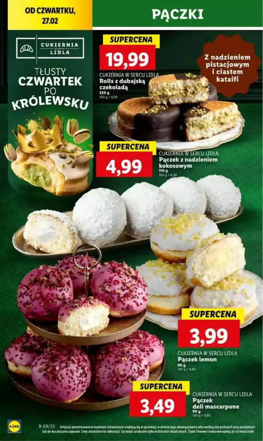 Gazetka promocyjna Lidl - ważna 27.02 do 05.03.2025 - strona 2 - produkty: Cukier, Kokos, Mascarpone, Pączek, Ser