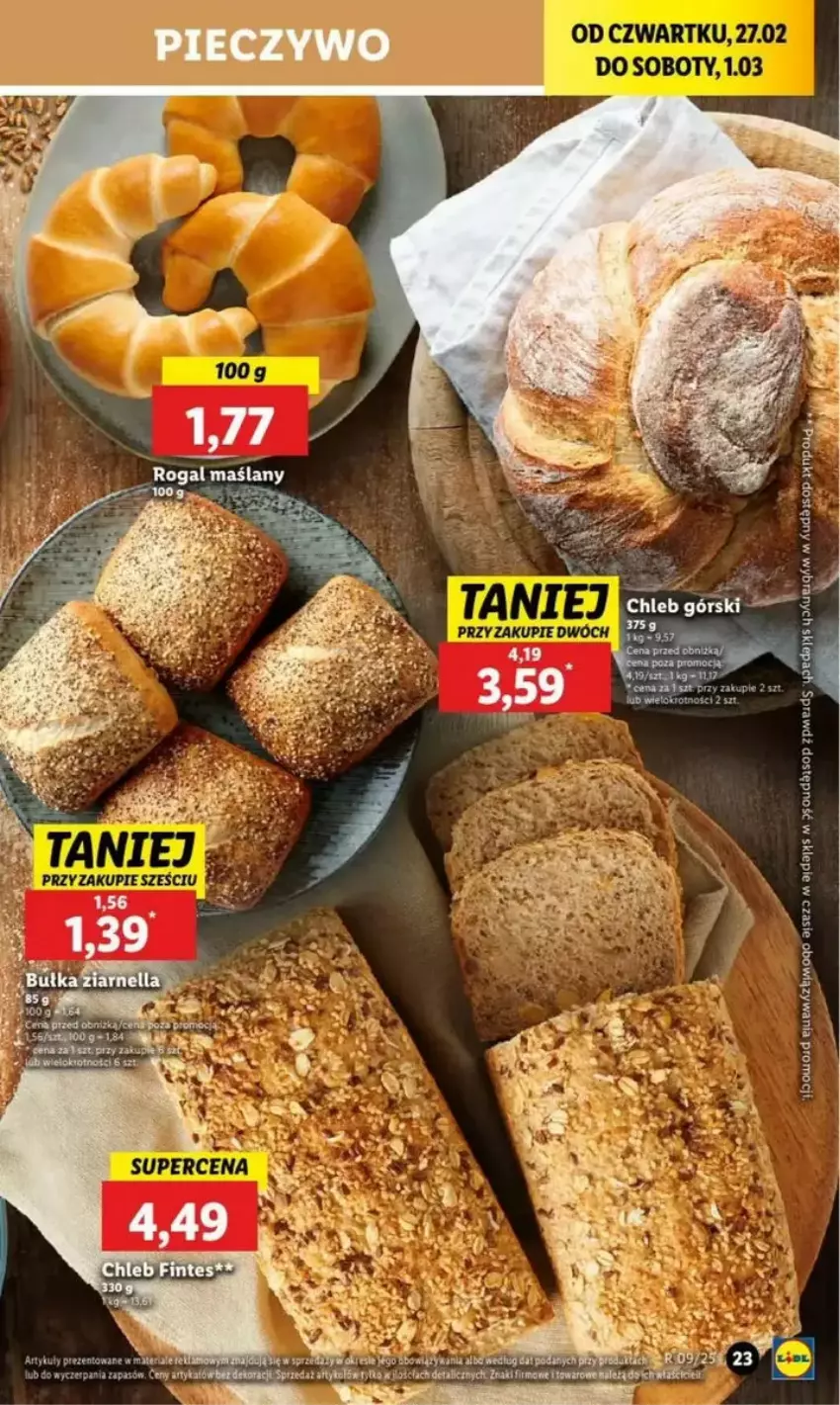 Gazetka promocyjna Lidl - ważna 27.02 do 05.03.2025 - strona 20 - produkty: Chleb, Fa