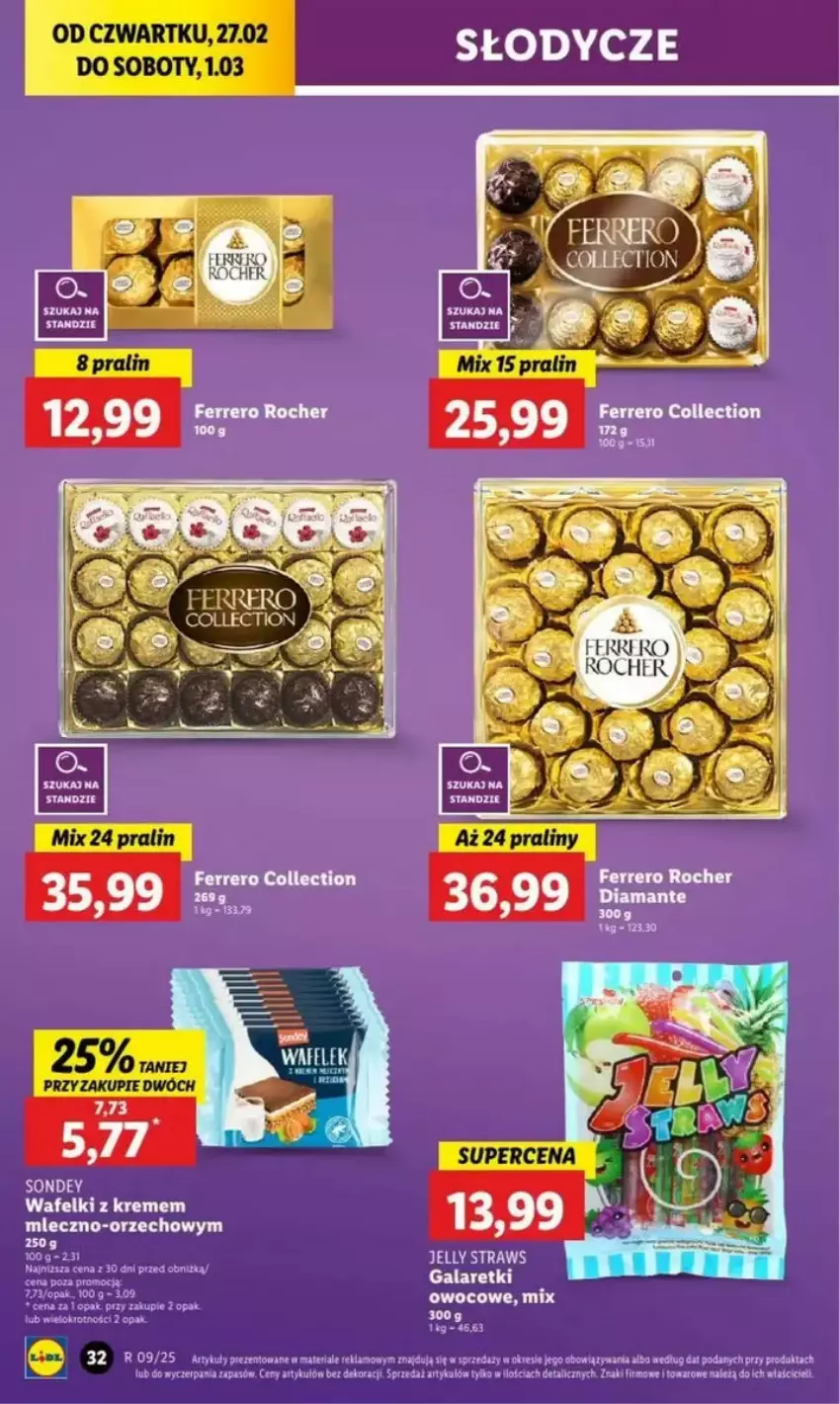 Gazetka promocyjna Lidl - ważna 27.02 do 05.03.2025 - strona 30 - produkty: Fa, Gala, Galaretki