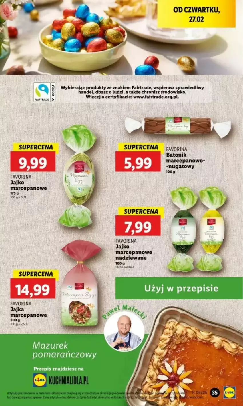 Gazetka promocyjna Lidl - ważna 27.02 do 05.03.2025 - strona 33 - produkty: Baton, Fa, Tonik