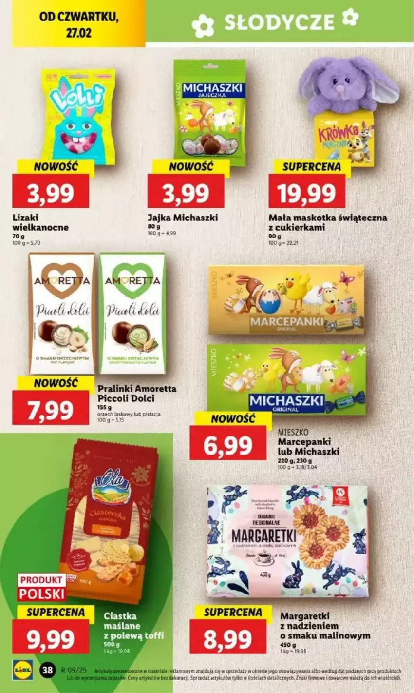 Gazetka promocyjna Lidl - ważna 27.02 do 05.03.2025 - strona 37 - produkty: Cukier, Lizaki, Tera