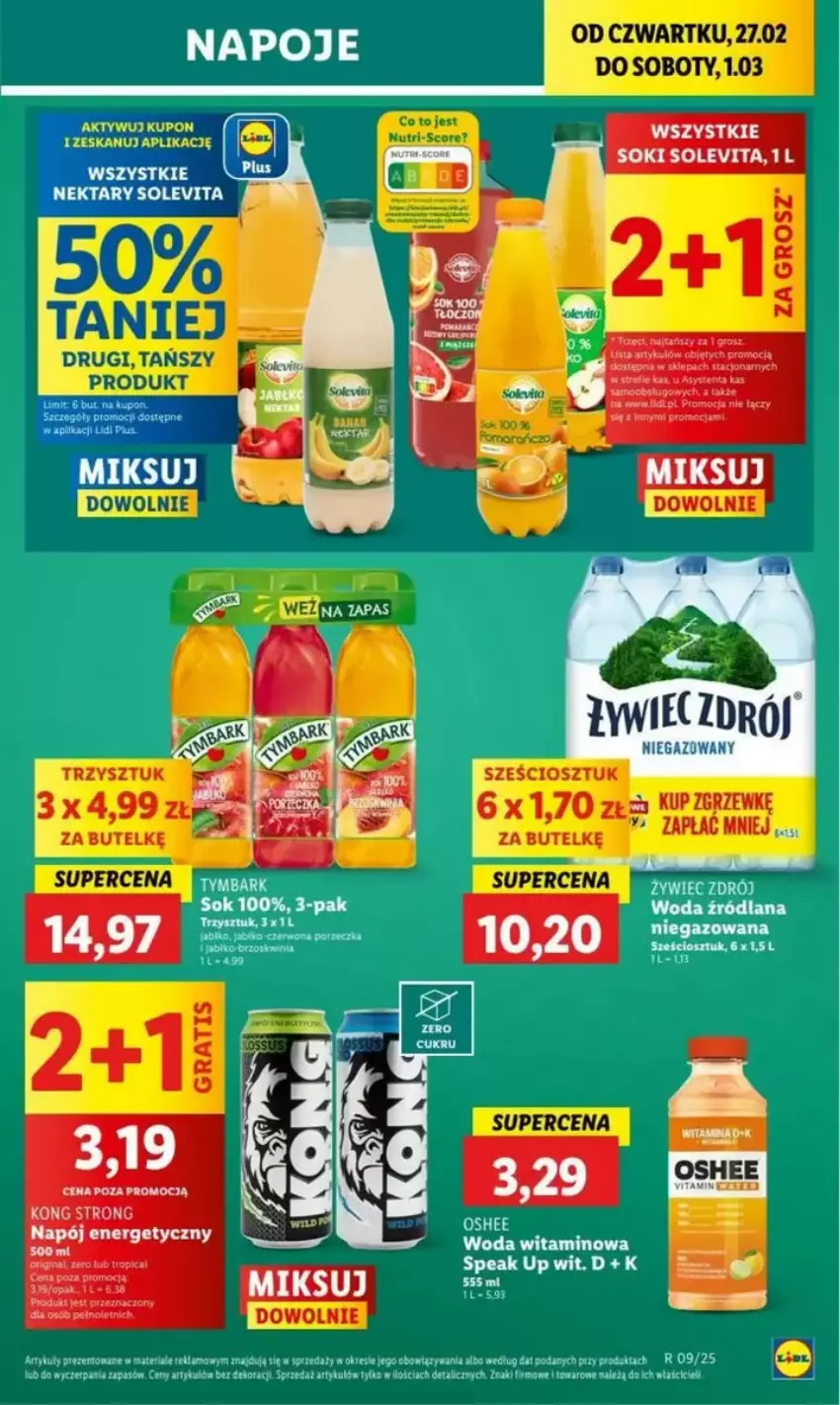 Gazetka promocyjna Lidl - ważna 27.02 do 05.03.2025 - strona 40 - produkty: Fa, Gin, LG, Napój, Napój energetyczny