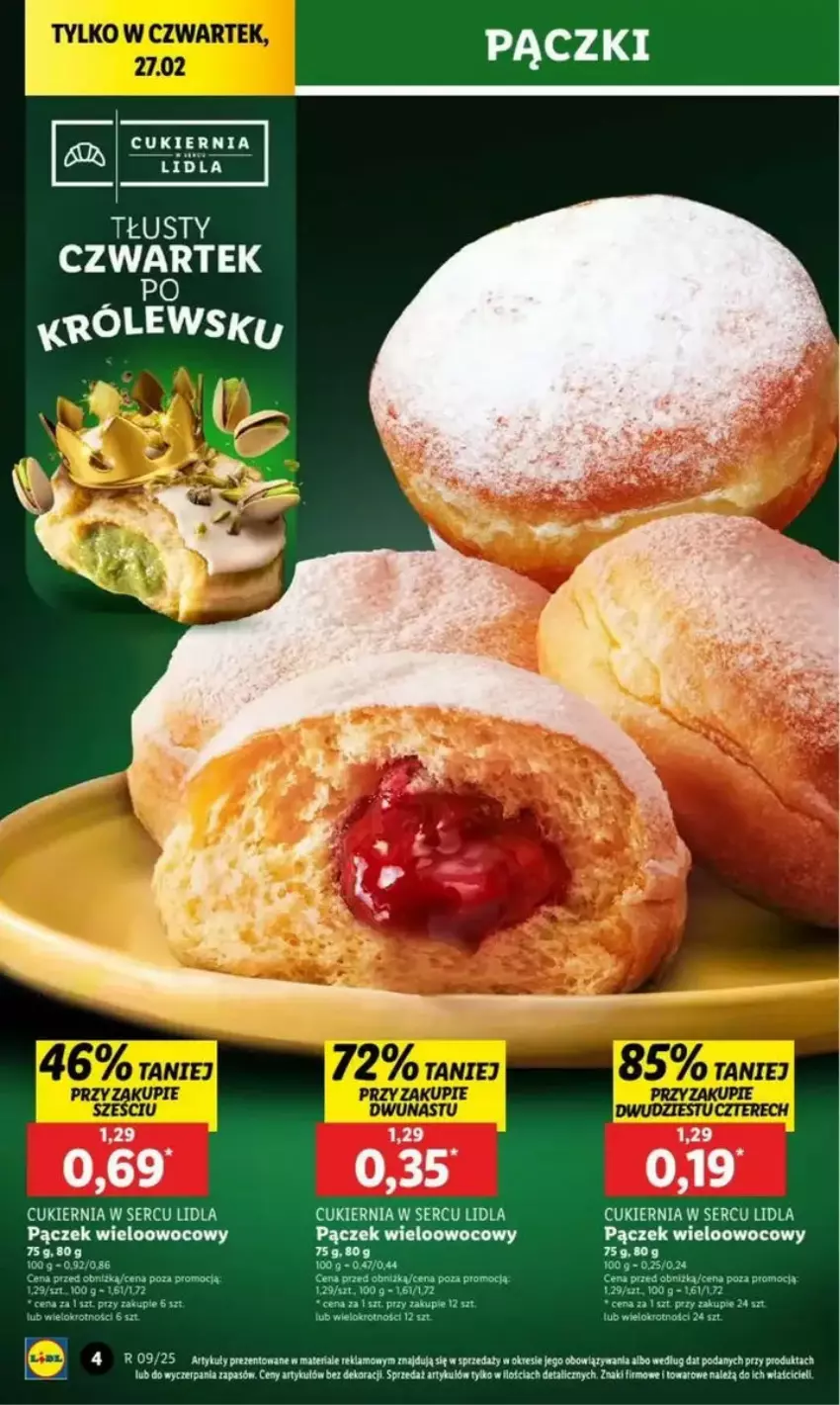 Gazetka promocyjna Lidl - ważna 27.02 do 05.03.2025 - strona 52 - produkty: Cukier, Pączek, Por, Ser