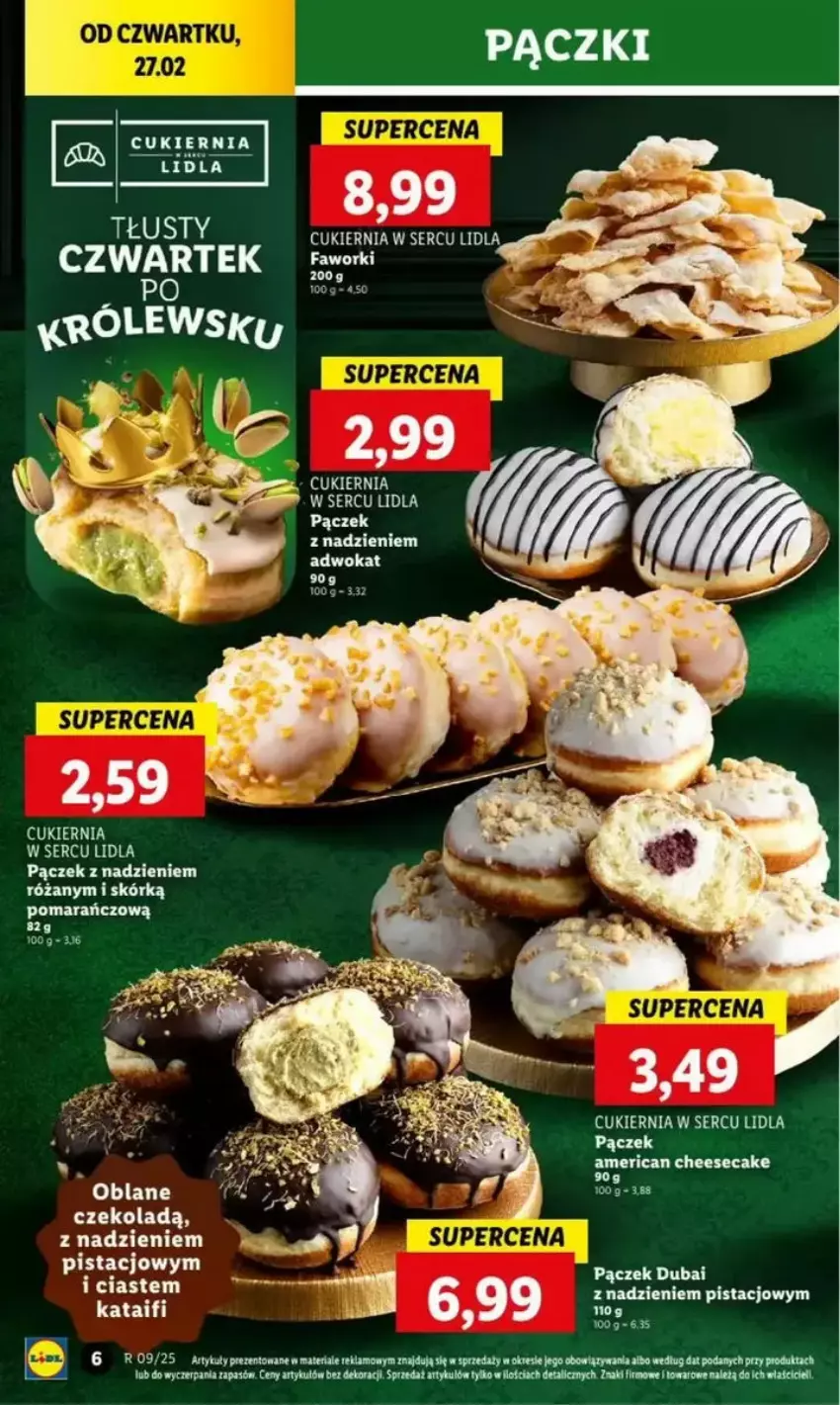 Gazetka promocyjna Lidl - ważna 27.02 do 05.03.2025 - strona 54 - produkty: Cukier, Fa, Faworki, Pączek, Róża, Ser