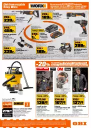 Gazetka promocyjna Obi - Gazetka OBI - Gazetka - ważna od 27.01 do 27.01.2026 - strona 11 - produkty: Piec, Odkurzacz, Top, Przewód, Rama, Szlifierka kątowa, Kurtka, Kawa, Biurko, Farba lateksowa, Tran, Warka, Tarka, Regał, Wkręt, Farba ceramiczna, Magnat Ceramic, Termowentylator, Wkrętarka, Dekoral, Szlifierka, Maska, Farba akrylowa, Regał metalowy, Kompresor, Akumulator, Fa