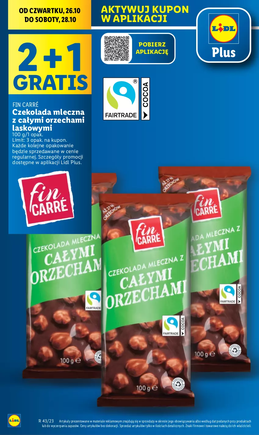 Gazetka promocyjna Lidl - GAZETKA - ważna 26.10 do 28.10.2023 - strona 12 - produkty: Czekolada, Czekolada mleczna, Gra, Olej