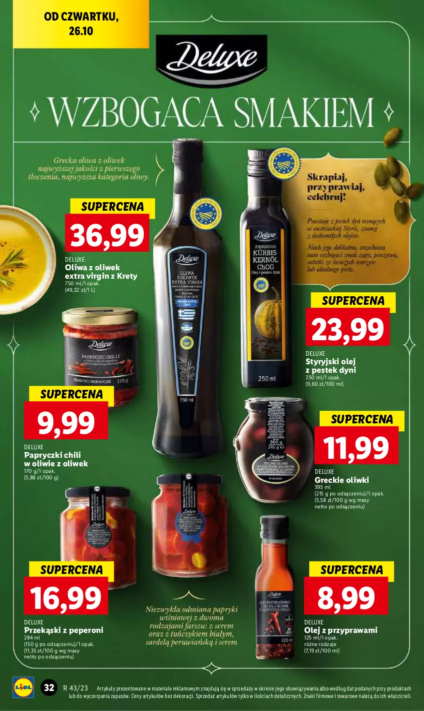 Gazetka promocyjna Lidl - GAZETKA - ważna 26.10 do 28.10.2023 - strona 46 - produkty: Gin, Kret, Olej, Oliwa, Oliwa z oliwek, Oliwki, Stek