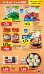 Gazetka promocyjna Lidl - GAZETKA - Gazetka - ważna od 28.10 do 28.10.2023 - strona 43 - produkty: Sezam, Pulpety, Owoce, Pudliszki, Kluski na parze, Olej, Fa