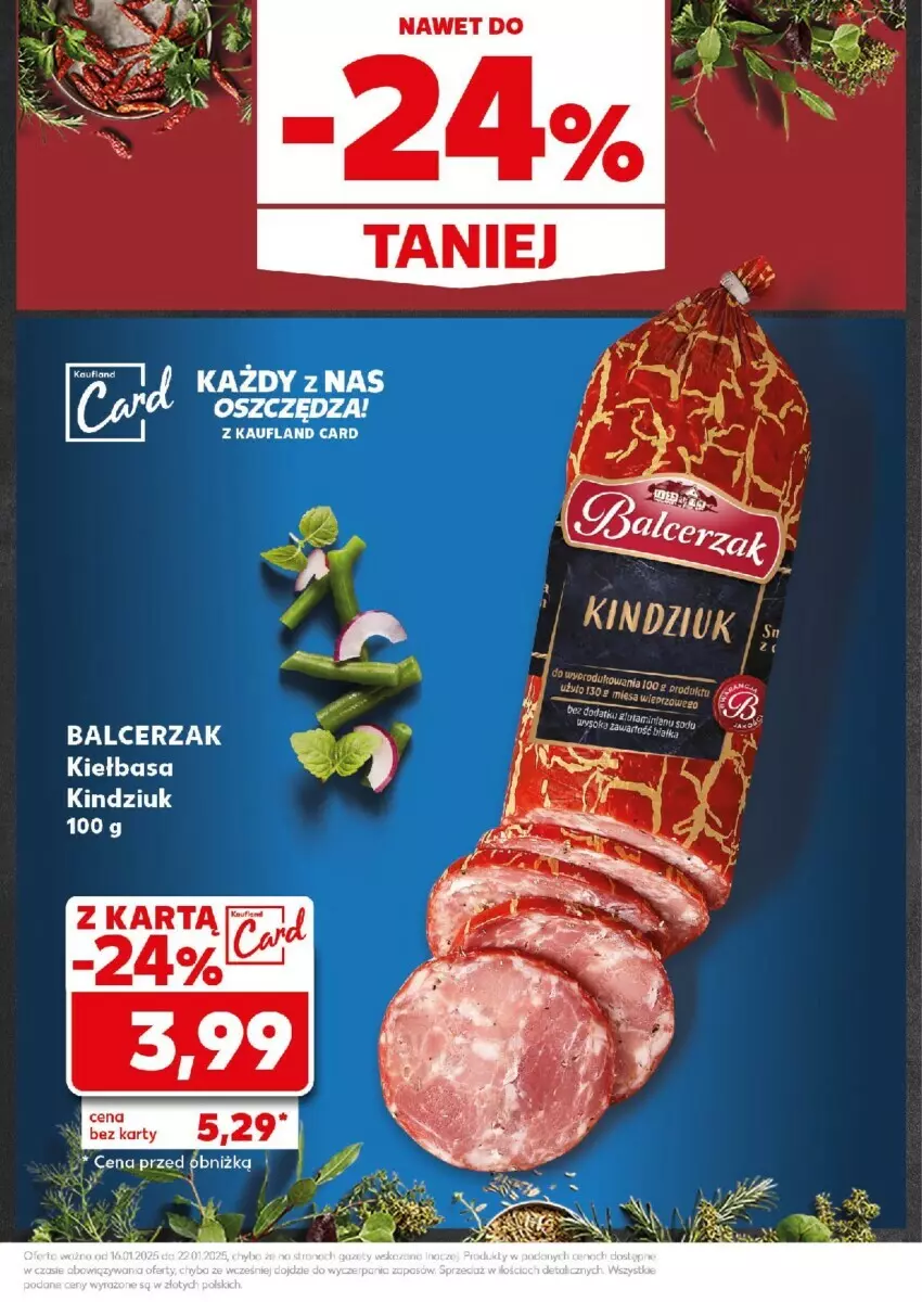 Gazetka promocyjna Kaufland - ważna 20.01 do 22.01.2025 - strona 10 - produkty: Kiełbasa, Kindziuk